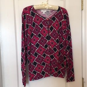 Charter Club  XL. Multi colored cardigan